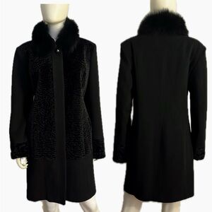 SALE🔥NWT WOMEN PLUS SIZE WINTER COAT REAL RACCOON‎ FUR COLLAR INSULATED JACKET